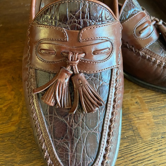 JOHNSON MURPHY CROCK LOAFERS - Picture 1 of 14